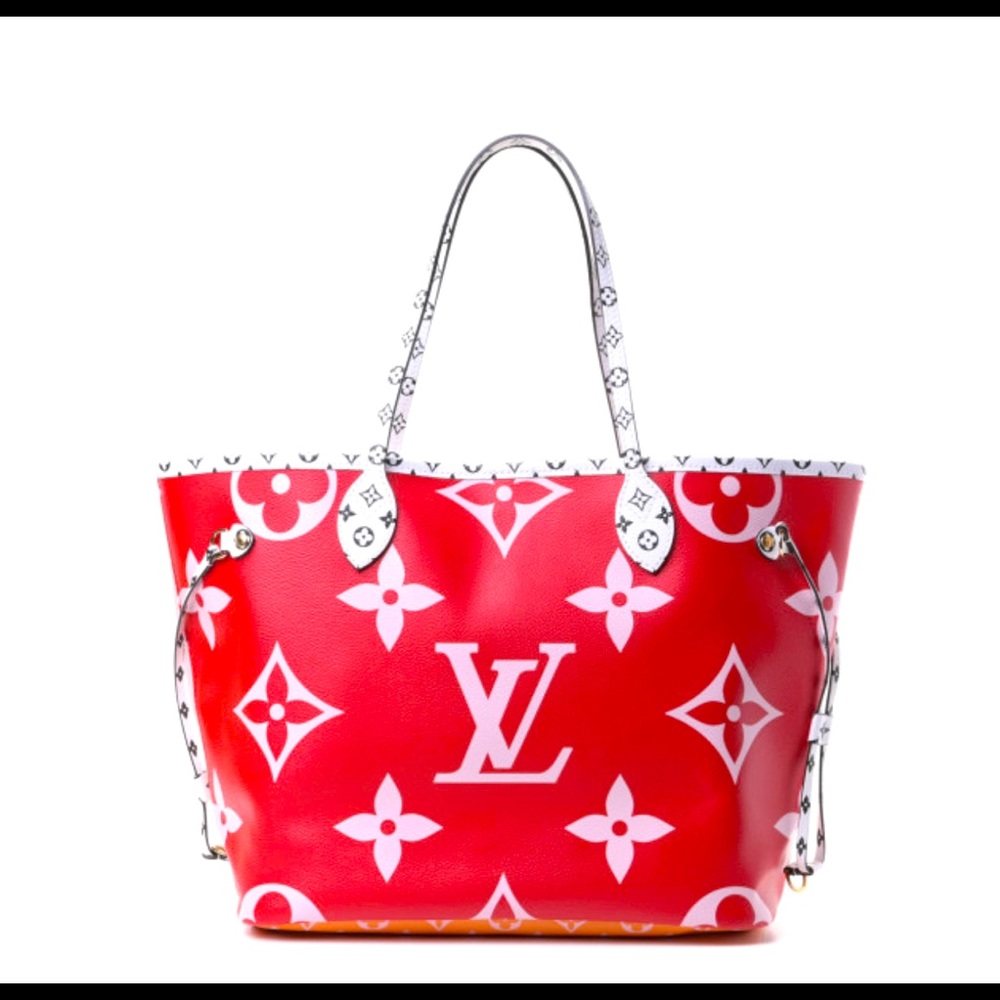 Louis Vuitton Rouge MM Neverfull bag